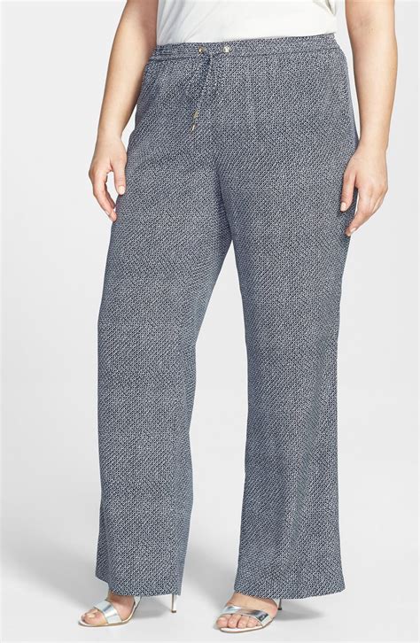 michael kors wide leg drawstring pants|Michael Kors Michael Kors Pleated Wide Leg Pants.